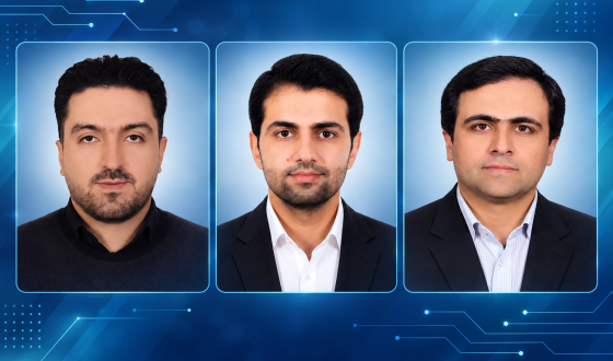 تصویر مشترک دکتر میرمهدی صفری، دکتر وحید باقری و دکتر عبدالله میرزابیگی